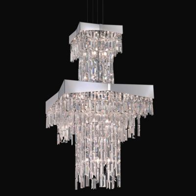 Riviera 2-Tier Chandelier by Schonbek Lighting - Starlight Lighting USA and Canada